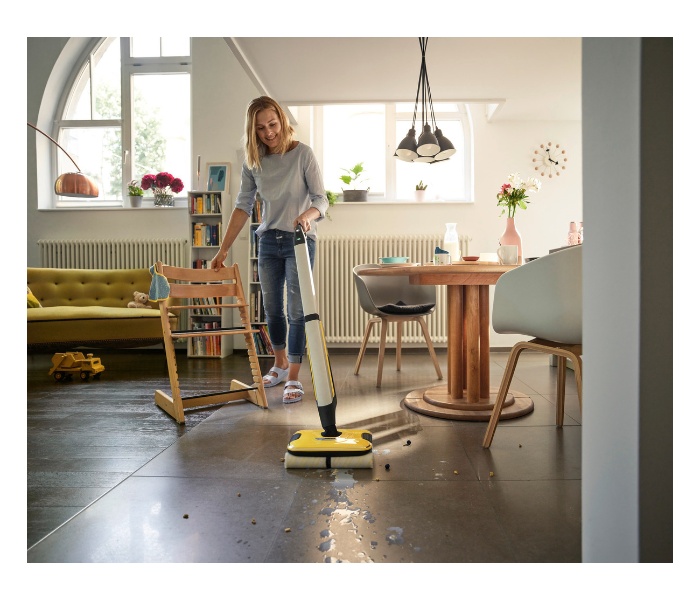 Karcher 10557310 FC7 Cordless Hard Floor Cleaner - Yellow and Black - Zoom Image 4