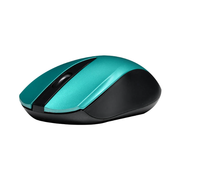 HEATZ ZM04 Minimal Design Mouse - Black And Green - Zoom Image 1