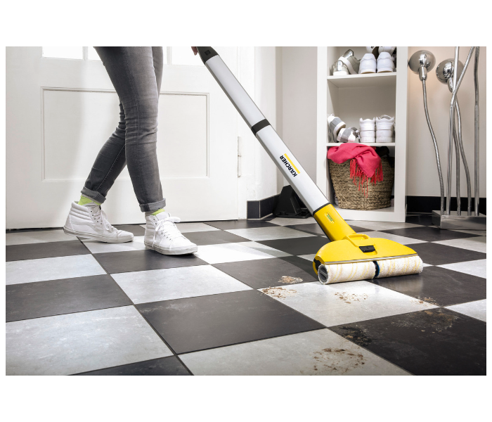 Karcher FC7 Indoor Cordless Hard Floor Cleaner in Yellow