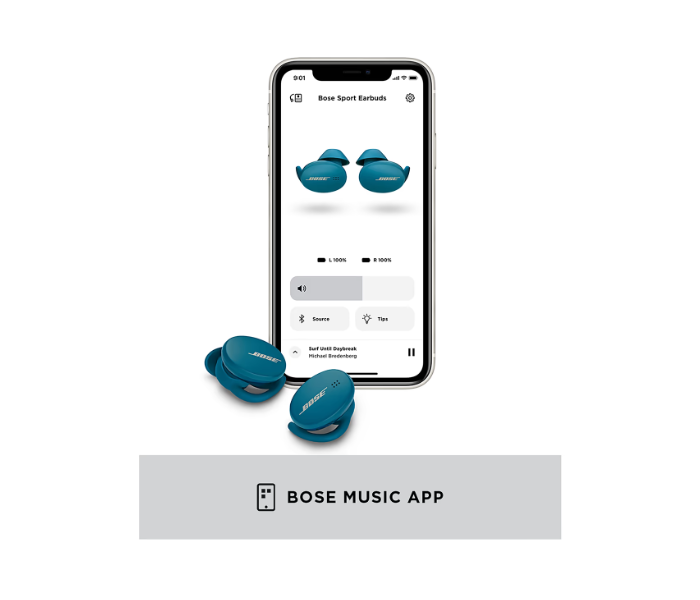 Bose Sport 805746-0020 In-Ear Truly Wireless Earbuds with Mic - Blue - Zoom Image 6