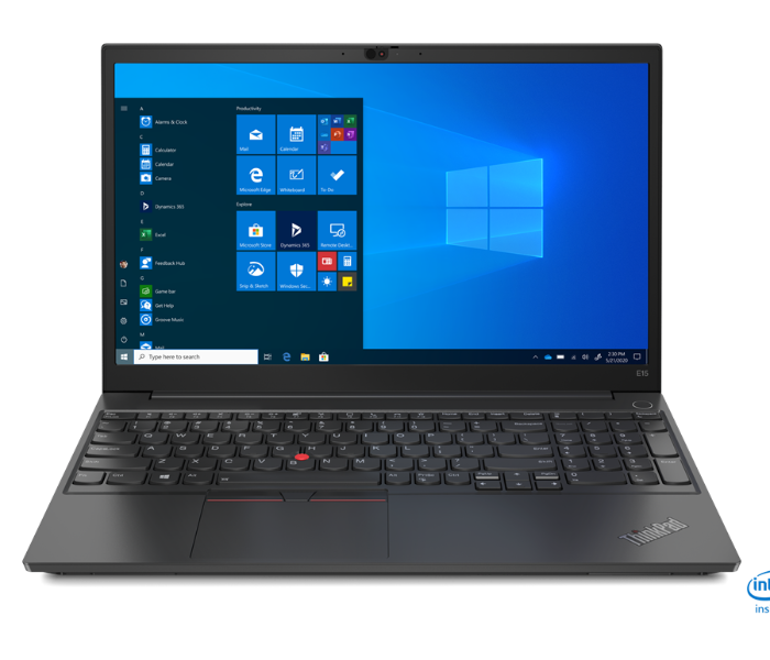 LENOVO THINKPAD   E15-G2-20TD002YUE 15.6 Inch FHD Intel Core i7 1165G7 Processor 8GB DDR4 512GB SSD 2GB NVIDIA GeForce MX450 GDDR5 Graphics - Black - Zoom Image 1