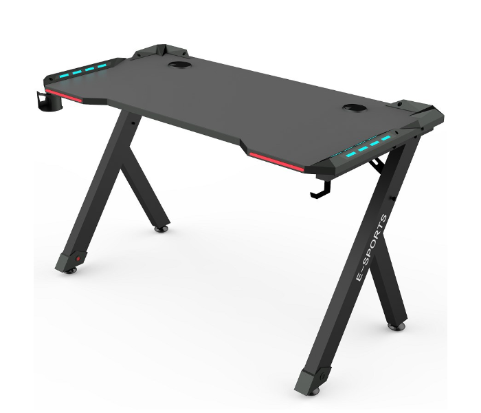 Chaho R-29 E-Sports Gaming Table Desk with Backlight - Black - Zoom Image 2