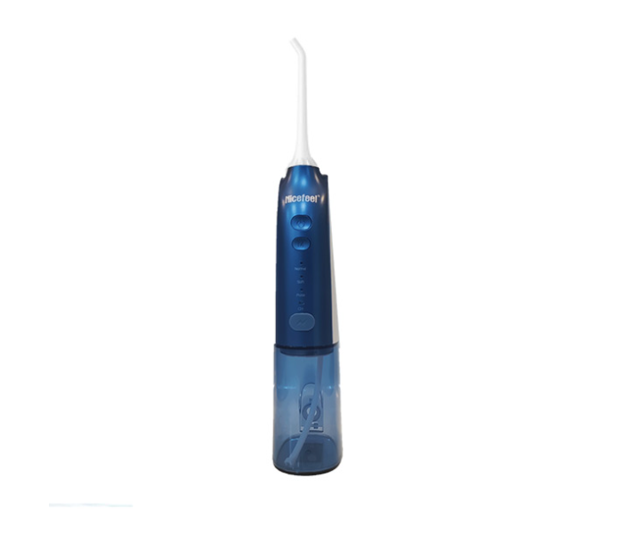 Nicefeel 130378 255ml Portable Oral Irrigator - Blue and White - Zoom Image