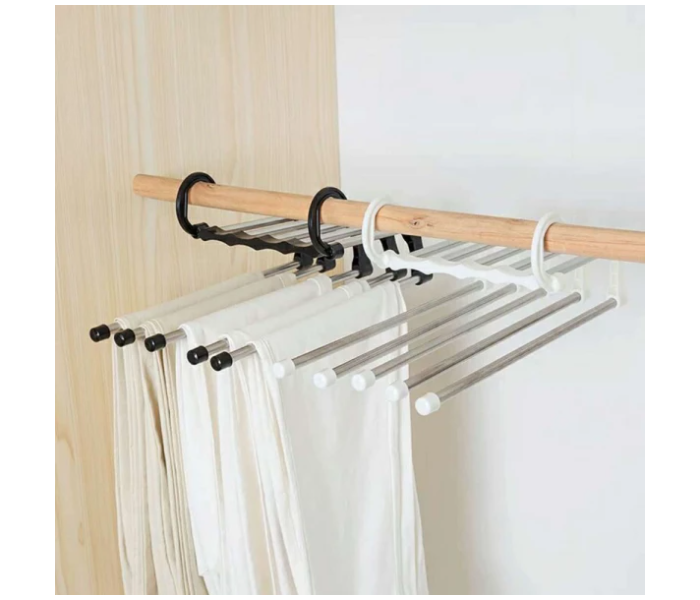 Generic 5-In-1 Stainless Steel Multi-Functional Clothes Rack Hanger-A - Zoom Image 4