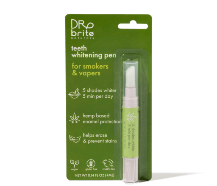 Dr. Brite130684 4ml Teeth Whitening Pen For Smokers and Vapers With Hemp Oil - Zoom Image 1