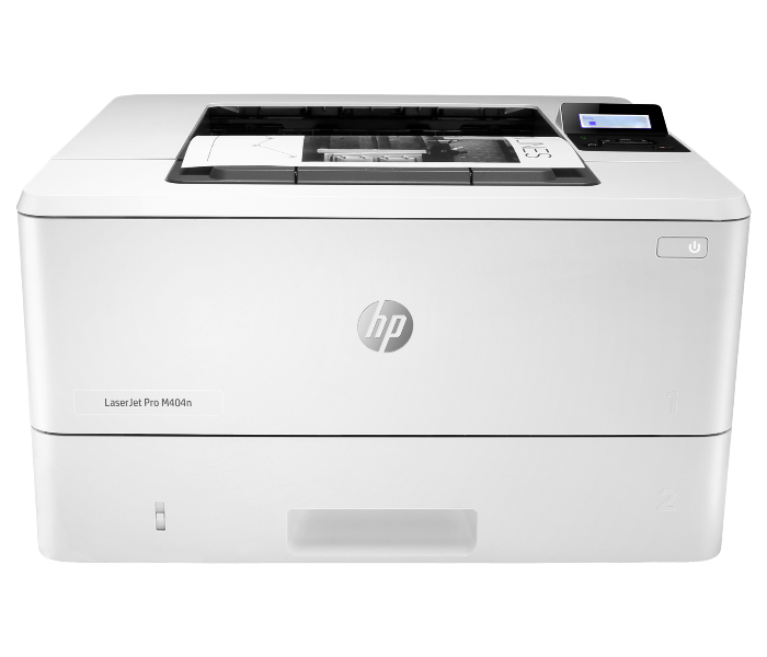 HP M404n LaserJet Pro Monochrome LaserJet Printer - White - Zoom Image 1