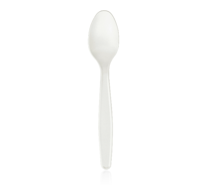 Hotpack BDDSPHD 50 Pieces Heavy Duty Bio Degradable Spoon - Zoom Image 1