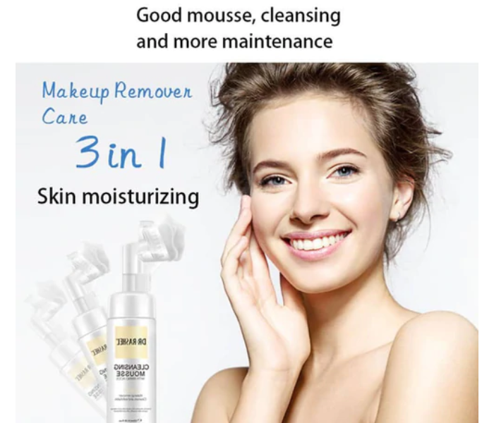 Dr Rashel DRL-1446 120ml 3In1 Skin Moisturizing Cleansing Mousse With Amino Acids Makeup Remover Cleanses And Exfoliates - Zoom Image 1