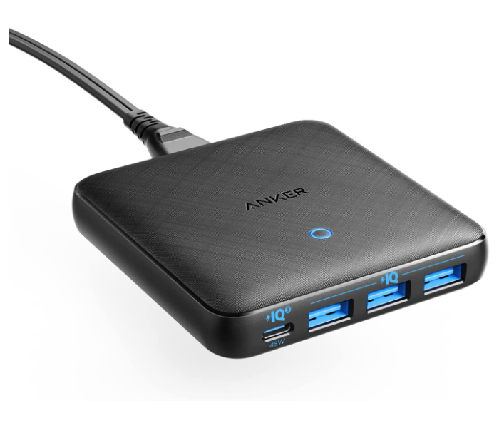 Anker USB C Charger 65W 4 Port Fast Charger Adapter - Black - Zoom Image 1