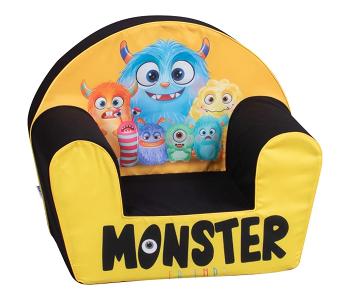 Delsit DT8-21140 Monster Arm Chair For Kids - Yellow and Black - Zoom Image 2