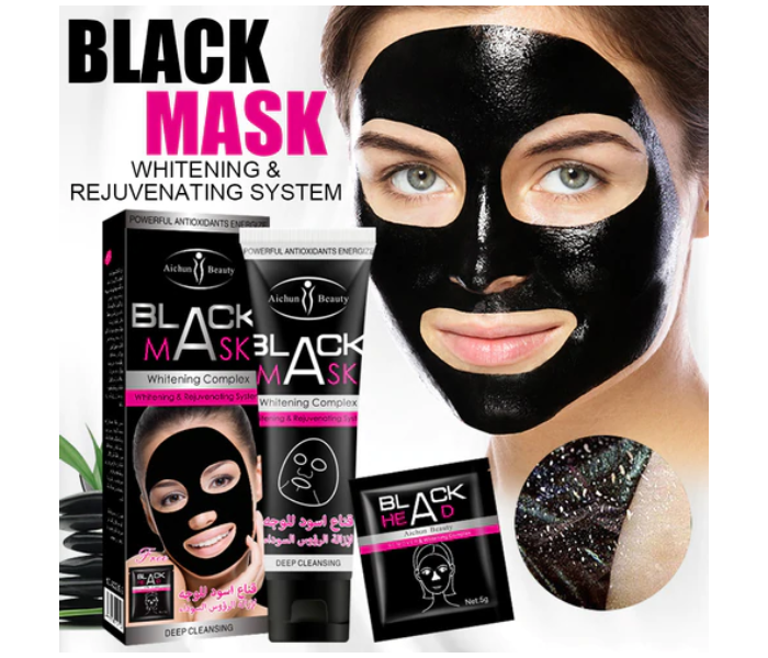 Dr Rashel AC203-2 120ml Aichun Beauty Black Mask Whitening Complex - Zoom Image 2