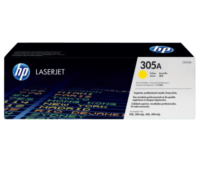 HP CE412A 305A LaserJet Toner Cartridge - Yellow - Zoom Image 2