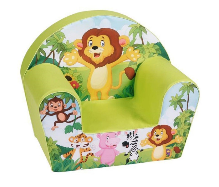 Delsit DT8-17123 Lion Col. Apple Arm Chair For Kids - Green - Zoom Image