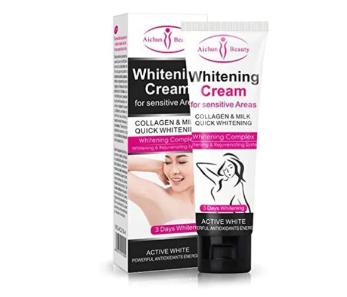 Dr Rashel AC218-4 Aichun Beauty Whitening Cream For Sensitive Areas Collagen and Milk Quick Whitening - Zoom Image 3