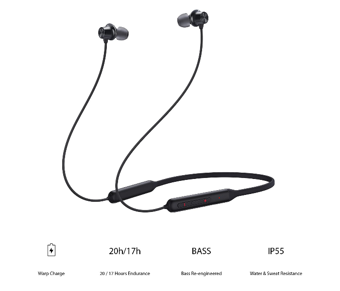 OnePlus Bullets Wireless Z Series Bass Edition - Bold Black - Zoom Image 3