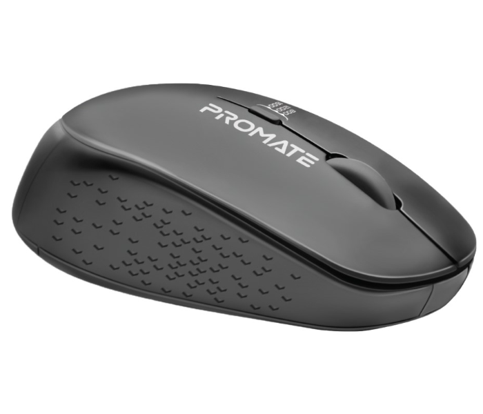 Promate Professional Precision Tracking Comfort Grip Wireless Mouse - Black - Zoom Image 1