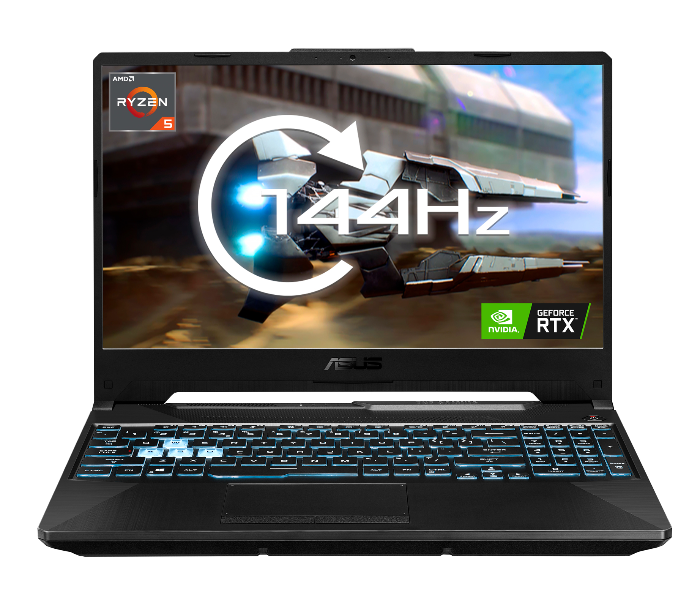 Asus TUF Gaming A15 FA506IC-HN042W 15.6 Inch FHD AMD Ryzen 5 Processor 8GB RAM 512GB SSD 4GB NVIDIA GeForce RTX 3050 Graphics Windows 11 Home - Black - Zoom Image 5