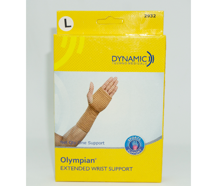 Dynamic 111382 Large Wrist Support Extended - Beige - Zoom Image