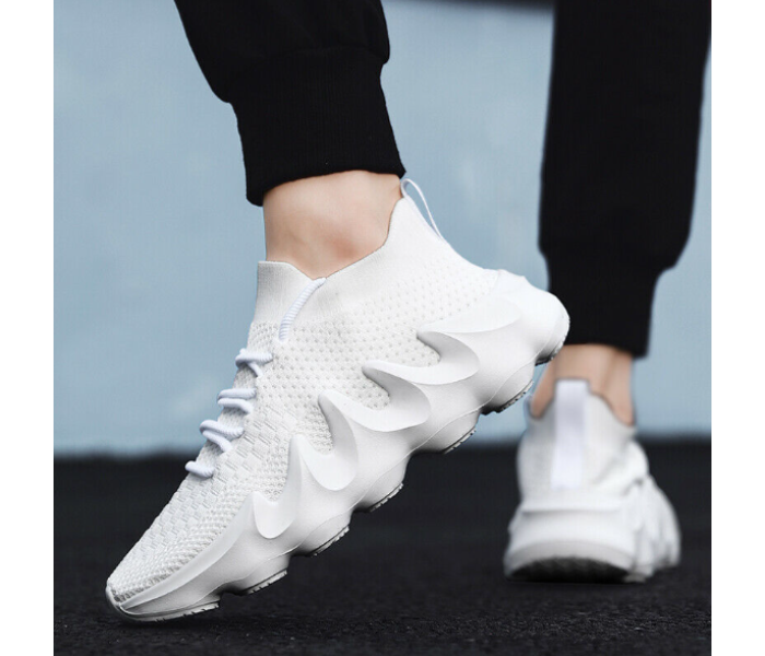 Unisex Sneakers Outdoor Casual EU 41 Sports Shoes - White - Zoom Image 1