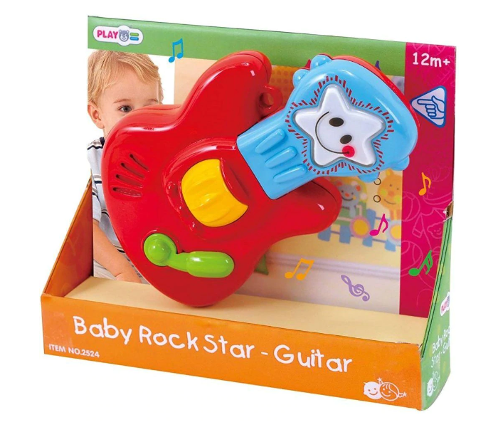 PlayGo 1346 Rock N Glow Guitar Toys For Kids - Red - Zoom Image 1