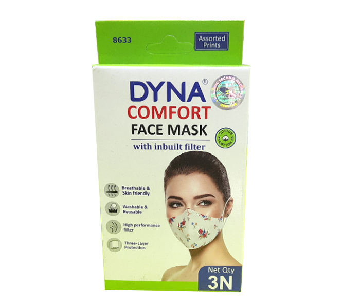 Dynamic 128403 3s Medium Comfort Face Mask with Inbuilt Filter - Zoom Image