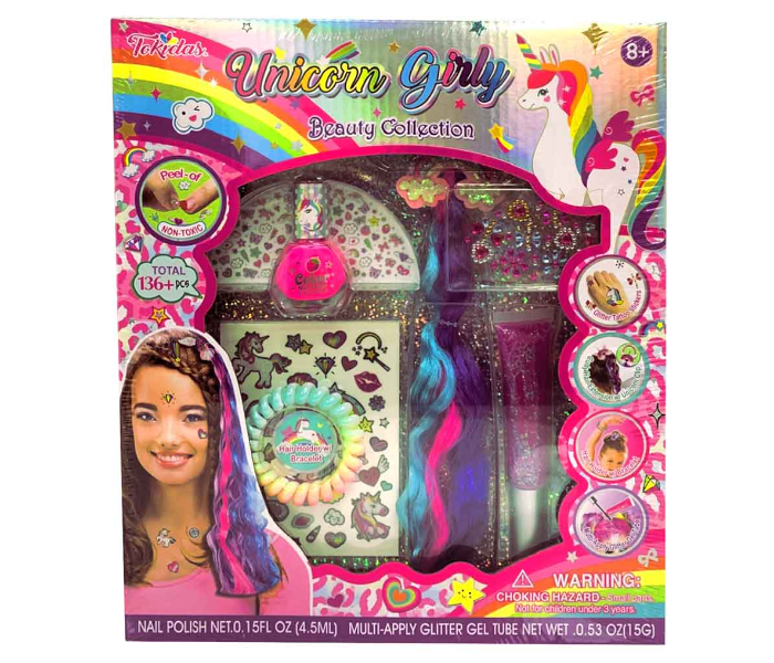 Tokidas T312UN Unicorn Girly Beauty With Nail Playing for Girls - Zoom Image 1