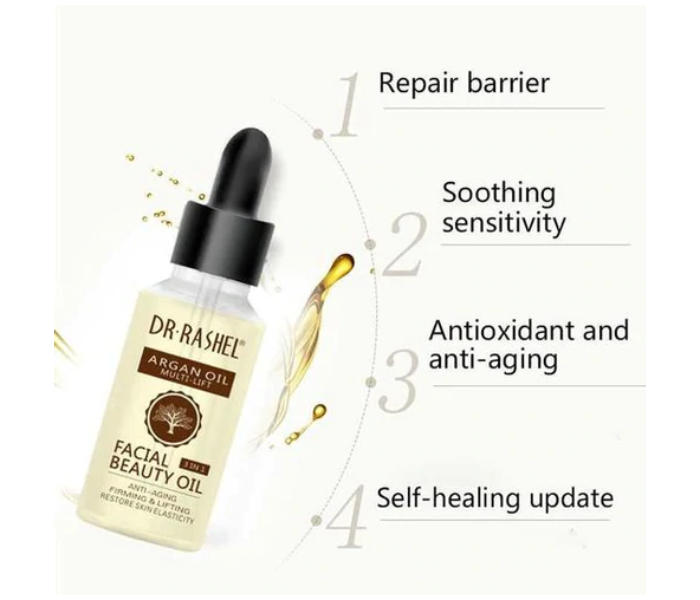 Dr Rashel DRL-1424 3 In 1 30ml Argan Oil Multi Lift Facial Beauty Oil - Zoom Image 2