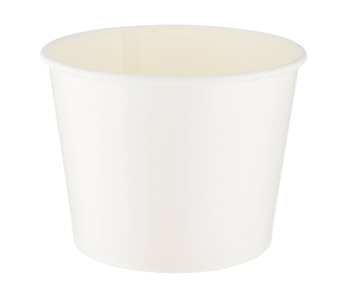 Hotpack HSMPSB250 5 Pieces 250ml Paper Soup Bowl - White - Zoom Image 2