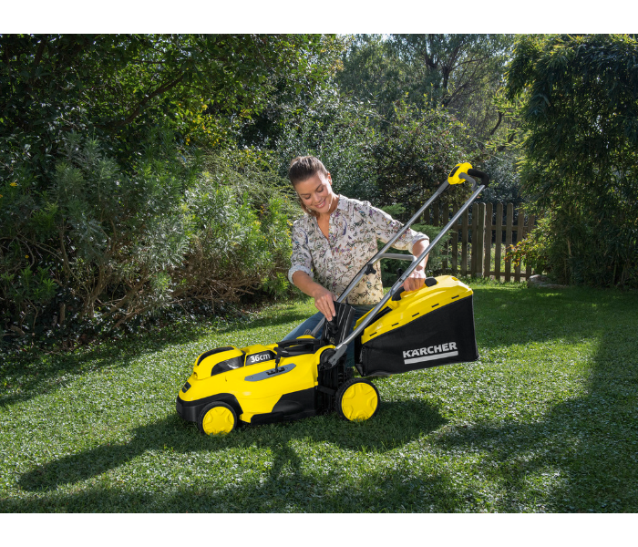 Karcher 14444200 LMO 18-36 Battery Lawn Mower - Yellow and Black - Zoom Image 6