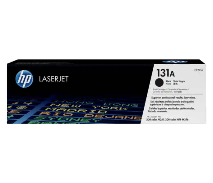 HP CF210A 131A Black LaserJet Toner Cartridge - Black - Zoom Image 2