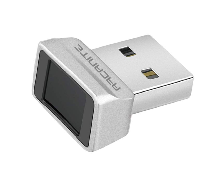 ATCA ATCA-FR202102 Windows 10 Hello USB Fingerprint Reader - Silver - Zoom Image 1