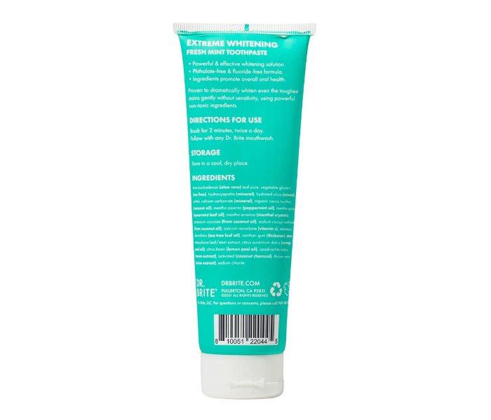 Dr. Brite 130685 142g Extreme Whitening Mint Toothpaste - Zoom Image 3