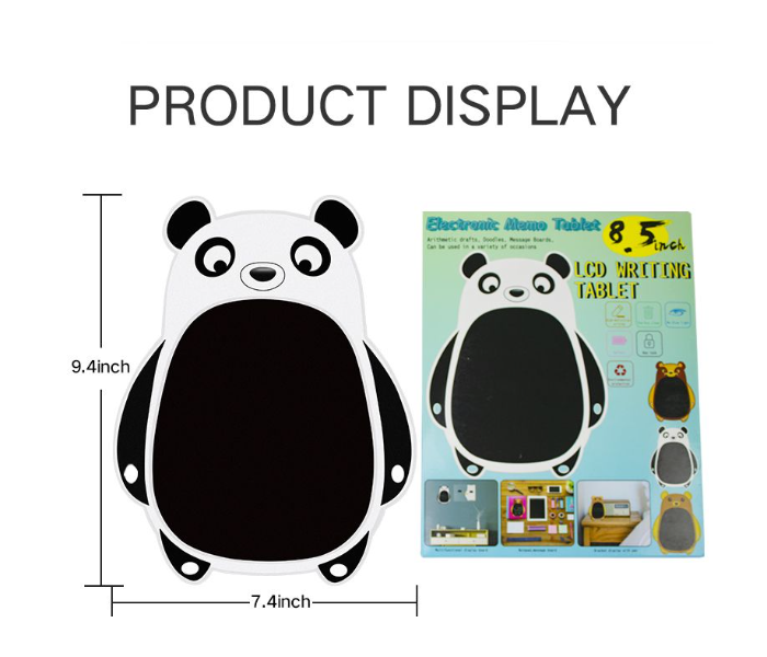 Generic Cute Panda 8.5 Inch Lcd Writing Digital Tablet Electronic Memo Pad  - Zoom Image 9