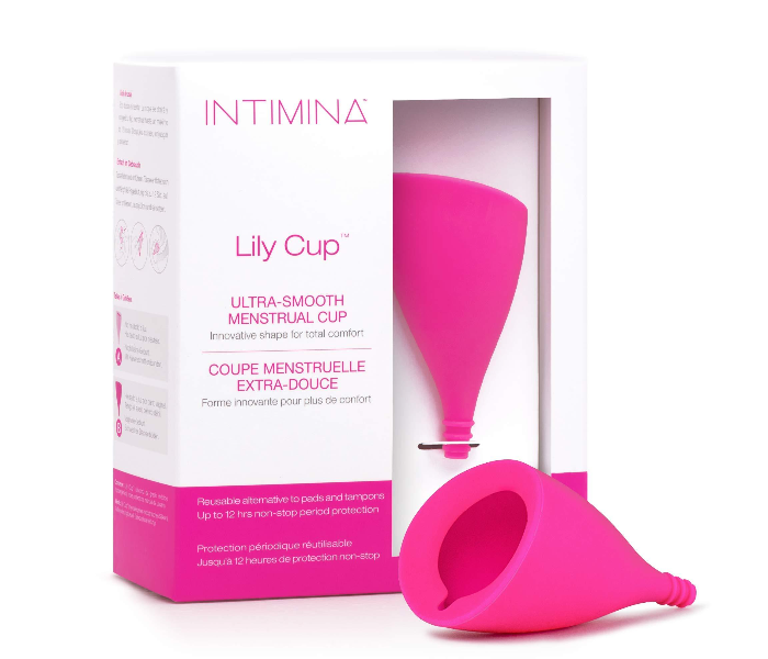 Intimina 129874 Size B Lily Cup Ultra Smooth Menstrual Cup - Pink - Zoom Image