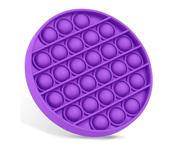 Pop It Purple Circle Toy For Kids - Purple - Zoom Image 1