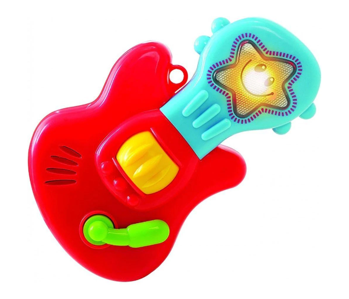 PlayGo 1346 Rock N Glow Guitar Toys For Kids - Red - Zoom Image 2