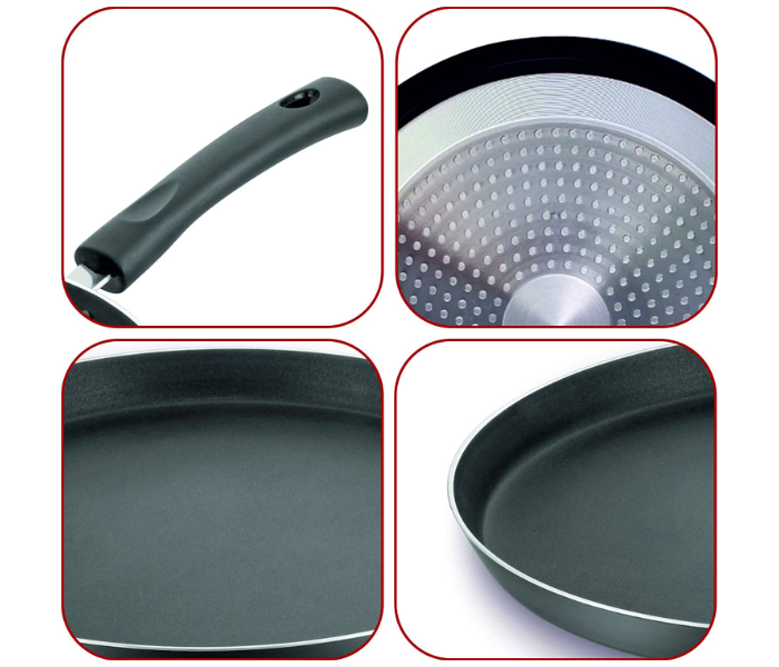 Classic Essentials 5064 27cm Non Stick Roti Tawa - Black - Zoom Image 4