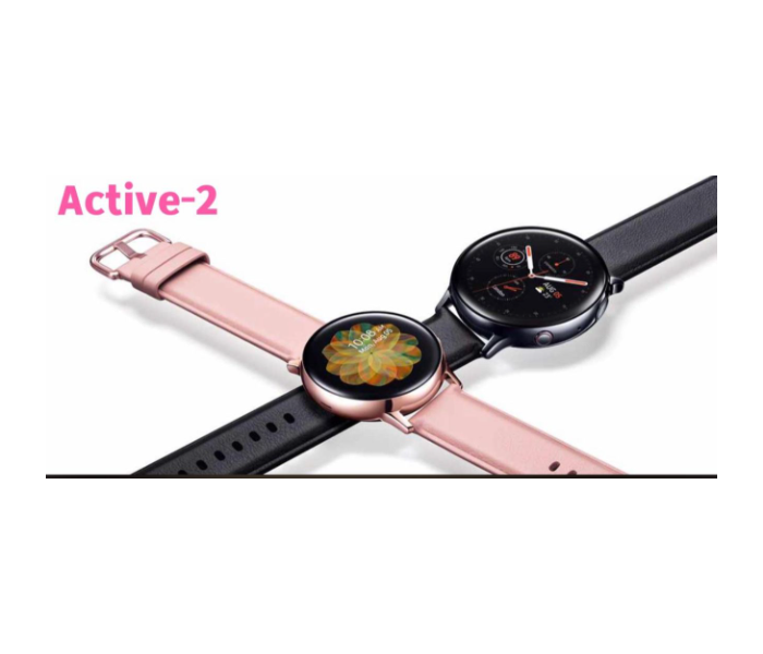 Unisex Sport Bands for Samsung Galaxy Watch Active Soft Silicone Replacement Sport Strap for Galaxy Active 2  - Black - Zoom Image 7