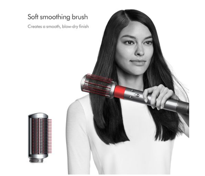 Dyson HS01 Air Wrap Complete Hair Styler with Four Precise Heat Settings - Silver and Red - Zoom Image 5