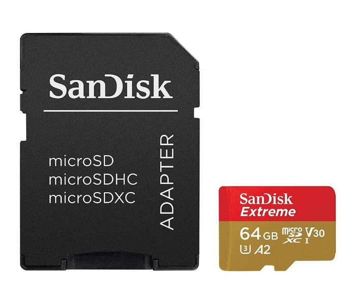 SanDisk SDSQXNE-064G-GN6MA Extreme 64GB MicroSDXC UHS-1 Card - Zoom Image 5