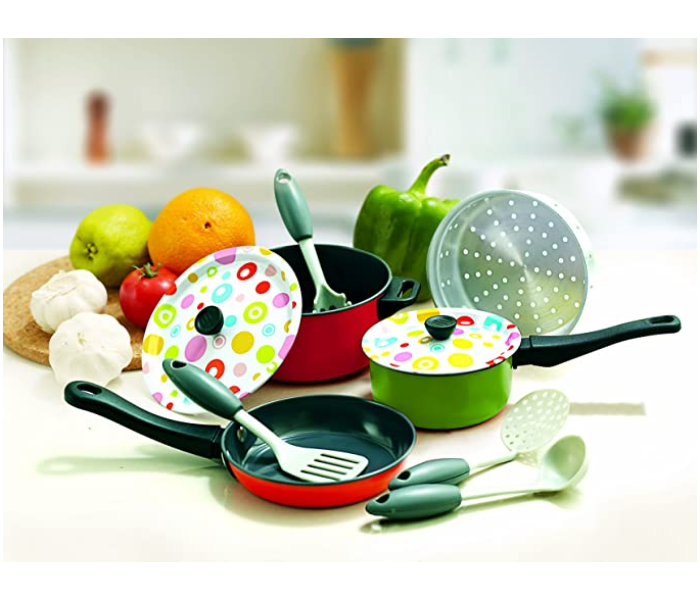 PlayGo Coloured Tin Metal Cookware Set for Kids - Zoom Image 3