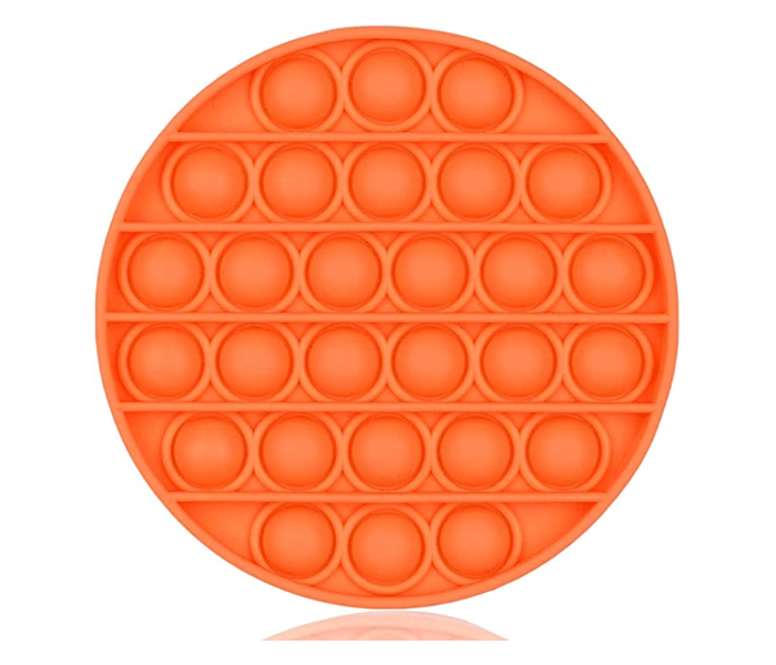 Pop It Orange Circle Toy For Kids - Orange - Zoom Image