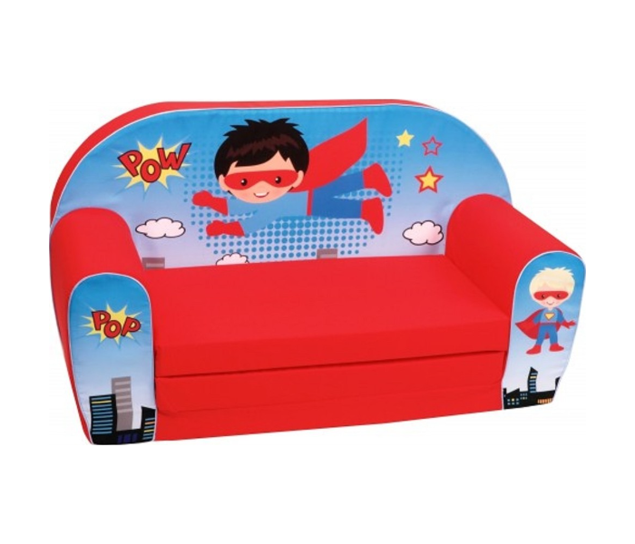 Delsit DT2-1921 Super Hero Sofa Bed For Kids - Red and Blue - Zoom Image