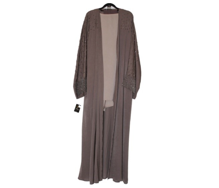 Clothinal CL00124 Stylish Abaya For Women - Grey - Zoom Image