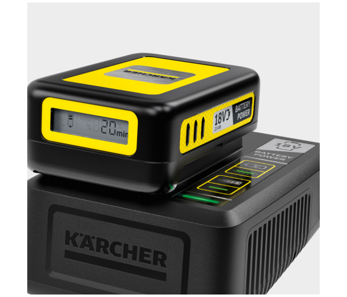 Karcher 24450320 18 V Fast Battery Recharger Battery Power - Black - Zoom Image 2