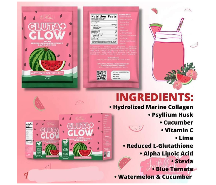 Glutaplus Glow GPGW01 Watermelon Juice - Zoom Image 3