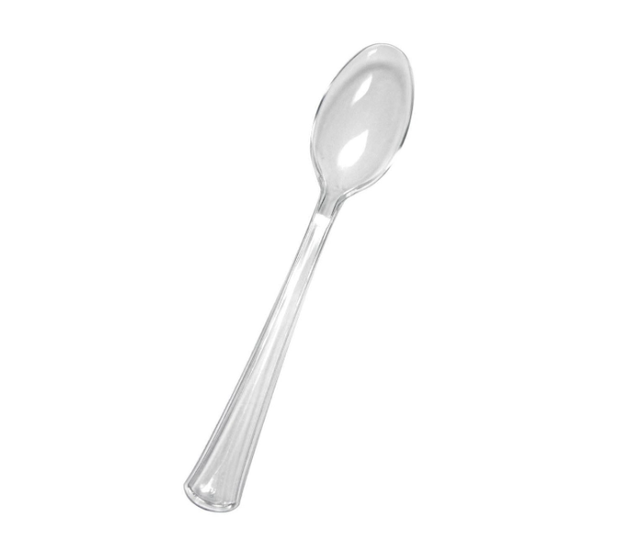 Hotpack CDSP 50 Pieces Plastic Clear Spoon - Zoom Image