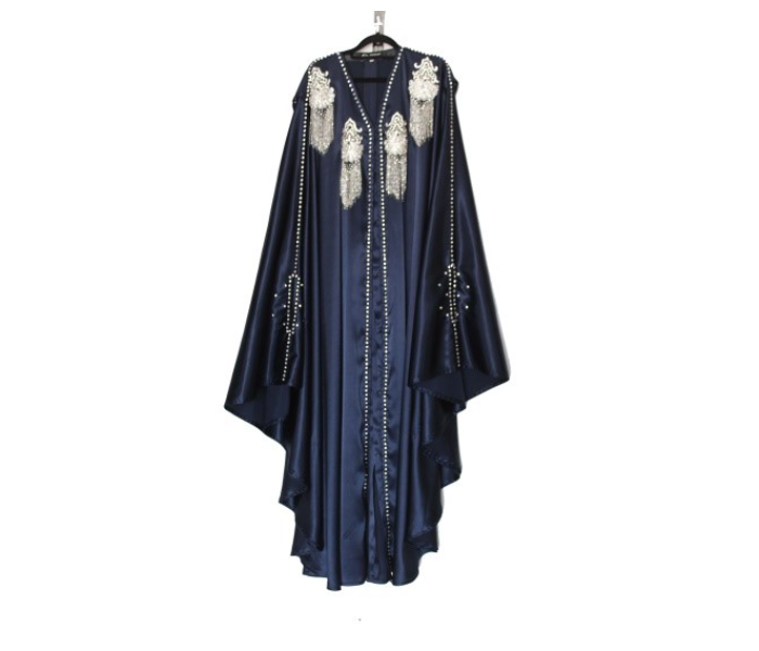 Clothinal CL00127 Stylish Abaya For Women - Dark Blue - Zoom Image