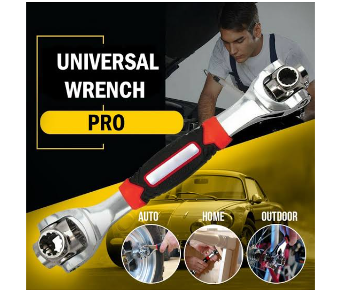 Universal 48 In 1 Multifunction Wrench Tool with 360 Degree Rotating Head\ - Zoom Image 6