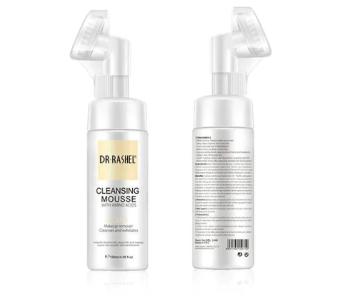 Dr Rashel DRL-1446 120ml 3In1 Skin Moisturizing Cleansing Mousse With Amino Acids Makeup Remover Cleanses And Exfoliates - Zoom Image 4